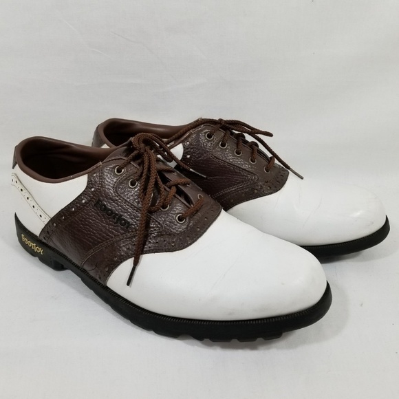 mens saddle oxford golf shoes